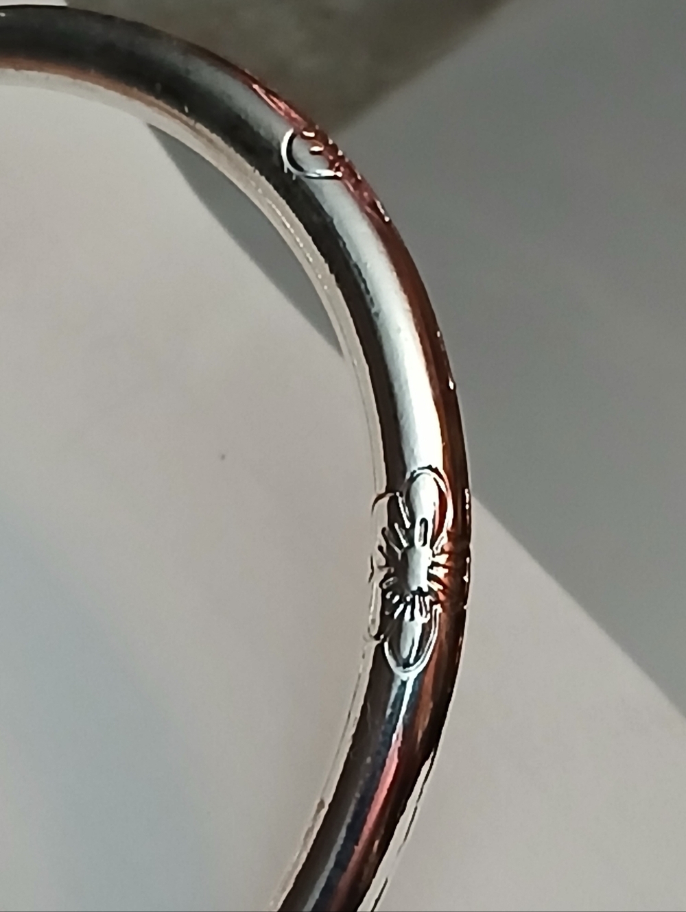 Thick Plated 999 Silver Solid Opening Bracelet - Picture 7 of 10